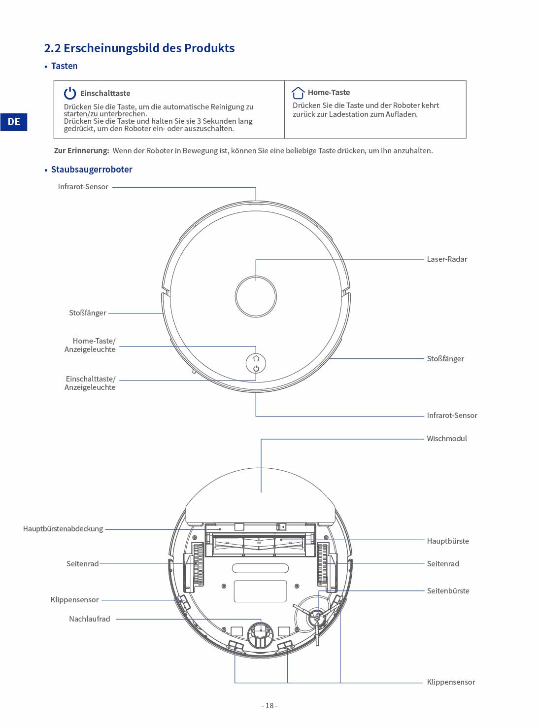 AIRROBO T10+ Saugroboter Benutzerhandbuch | DE Offizielle