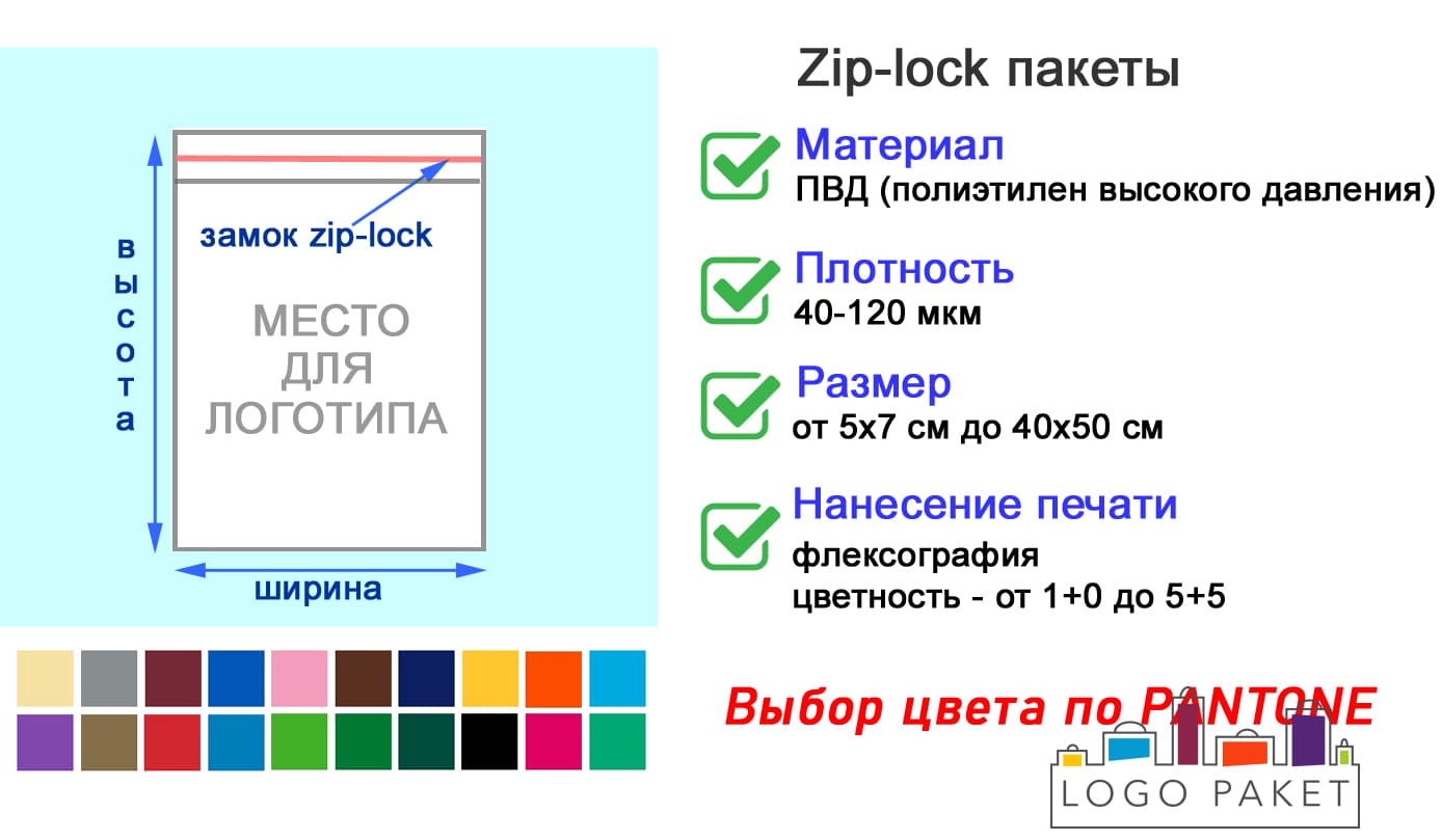 ЗИП ПАКЕТЫ/ ПЕЧАТЬ ЛОГОТИПА | А какая