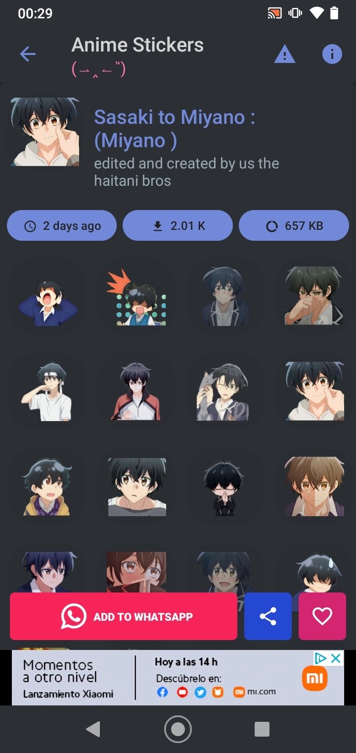 Unduh APK My Anime Stickers ! WAStickerApps for Whatsapp