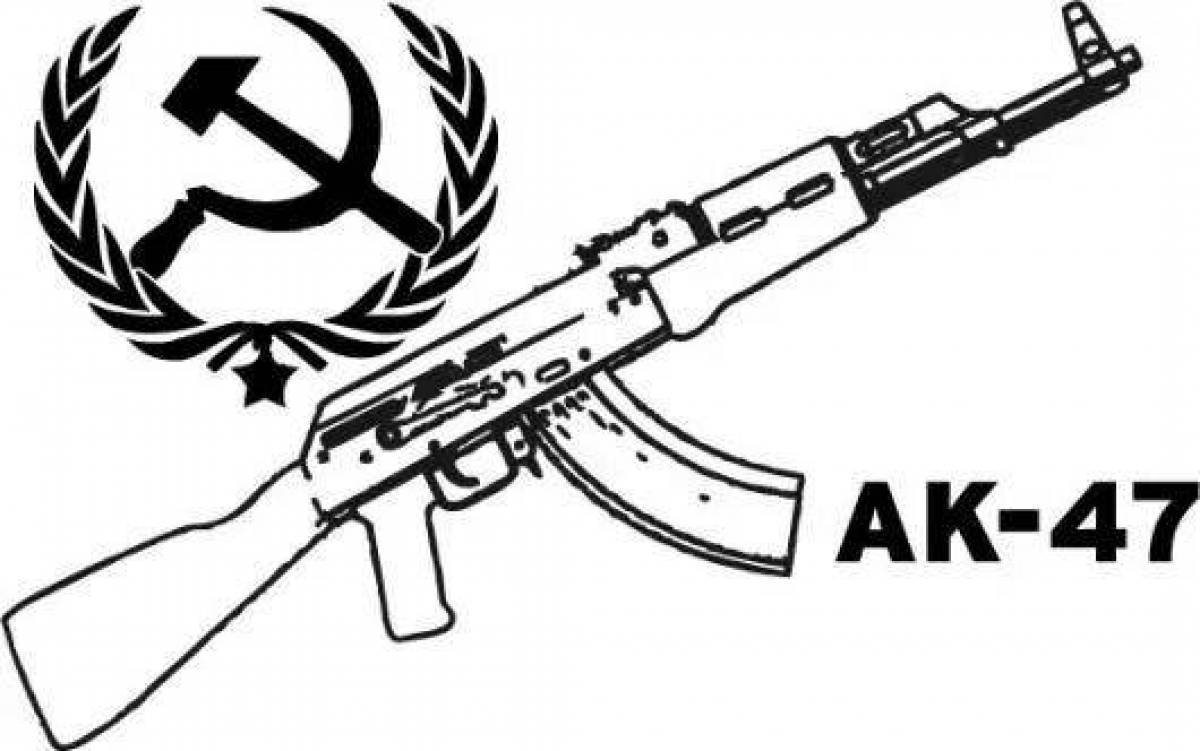 Ak 47 kalashnikov assault rifle