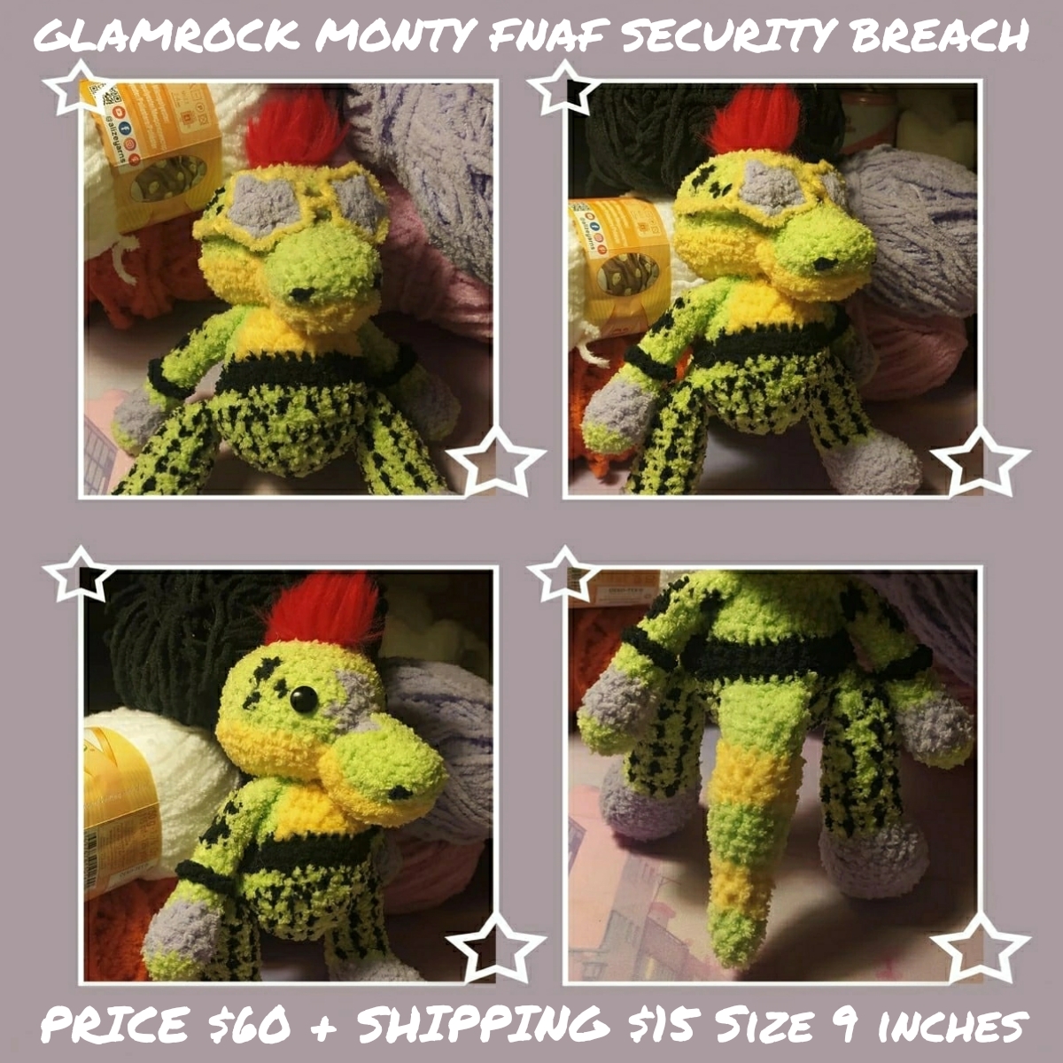 Glamrock Monty/montgomery Gator FNAF