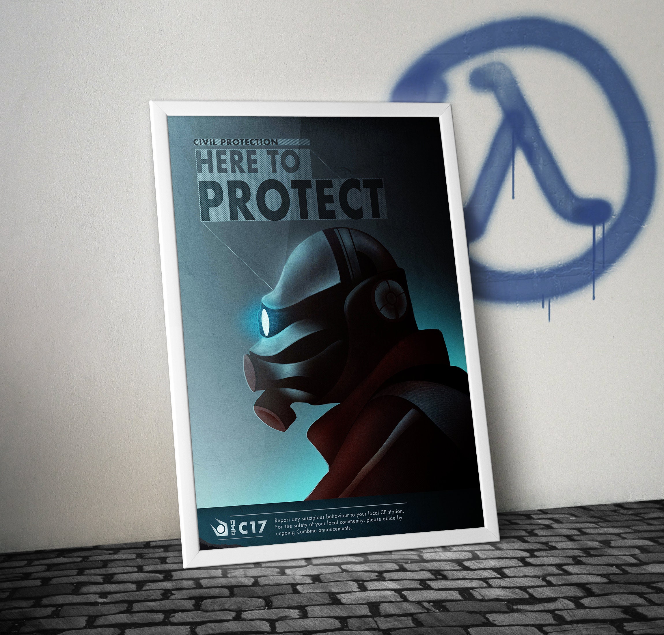 Poster Wall Art Print 2004 FPS Game