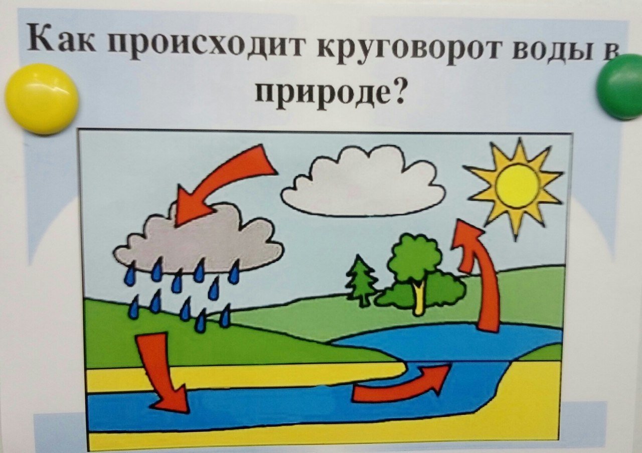 Круговорот воды в природе картинки