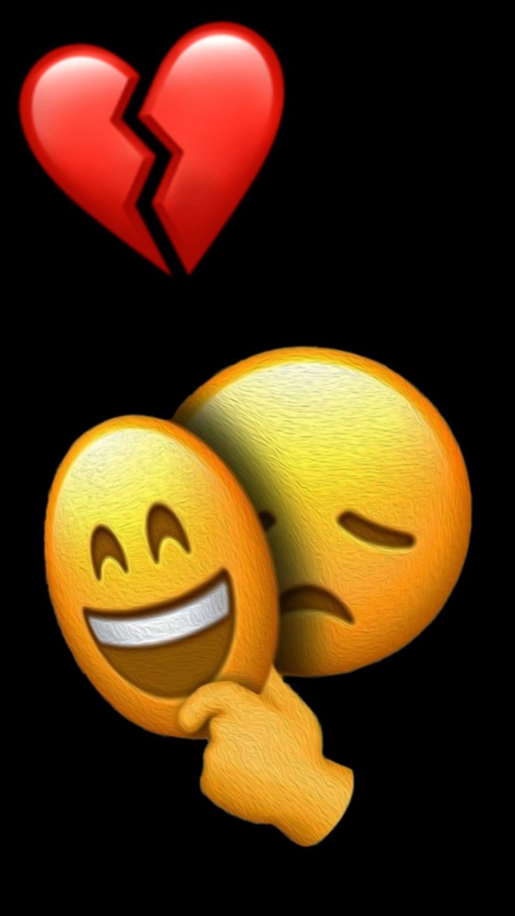 Футболка Эмодзи эмоджи emoji смайлик разбитое сердце Герои