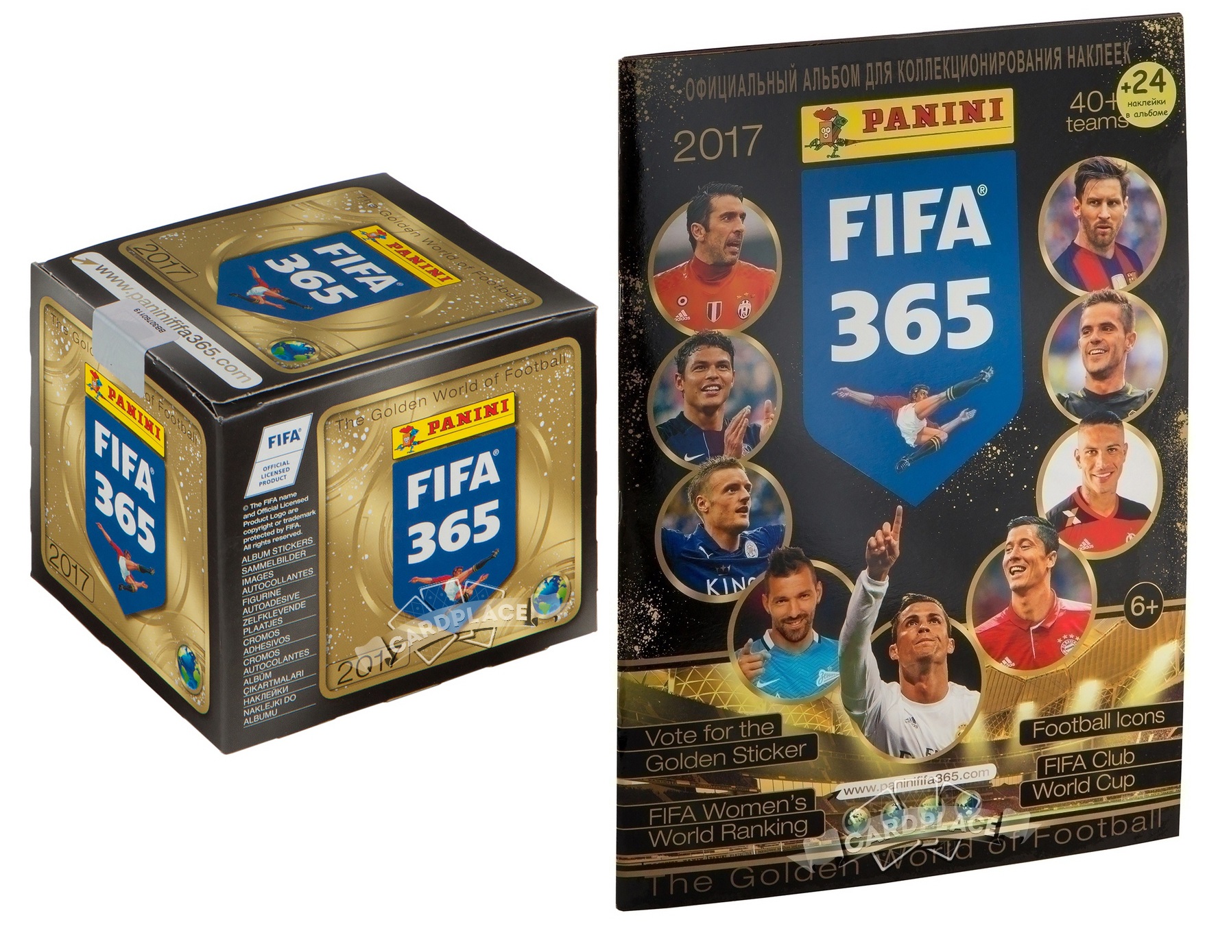 Бокс наклеек Panini FIFA 365