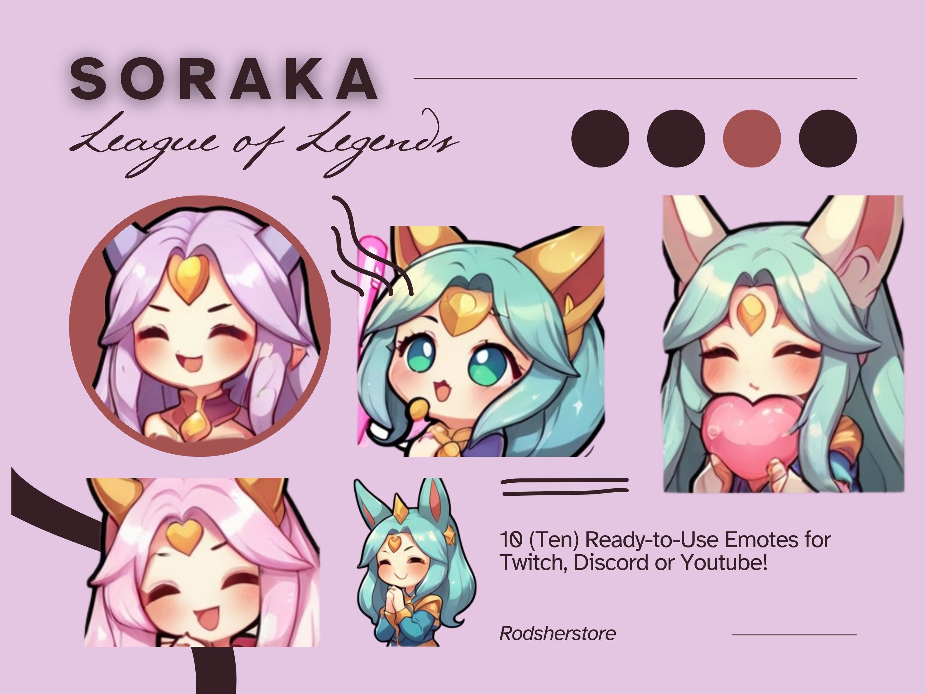 League of Legends Soraka, Emotes