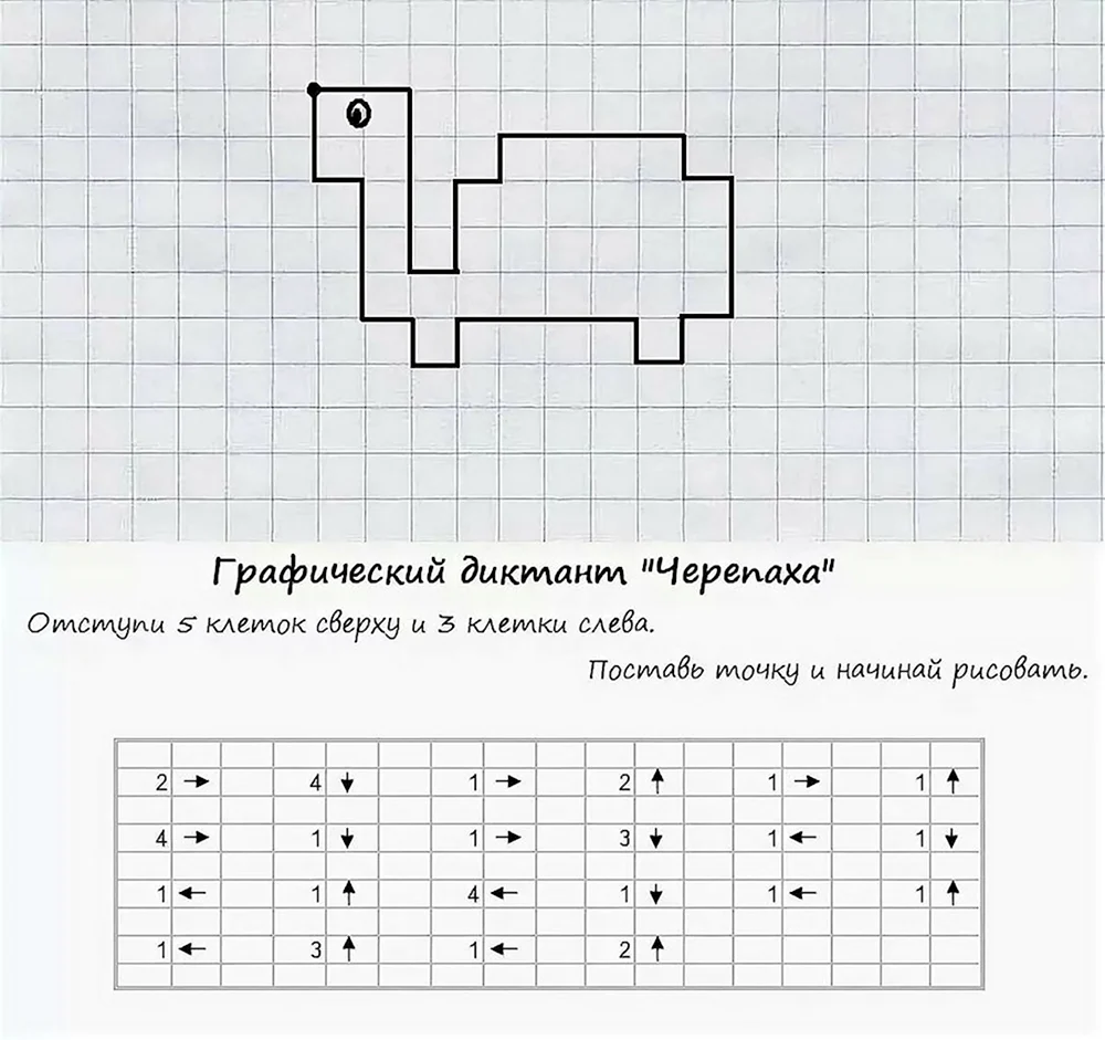 Рисунки по клеточкам в тетради линиями