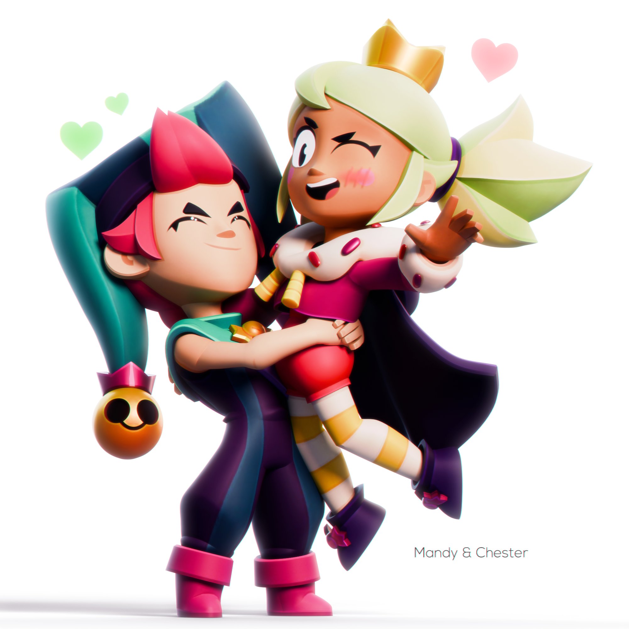 Mandy y Chester listos para Halloween : r/Brawlstars