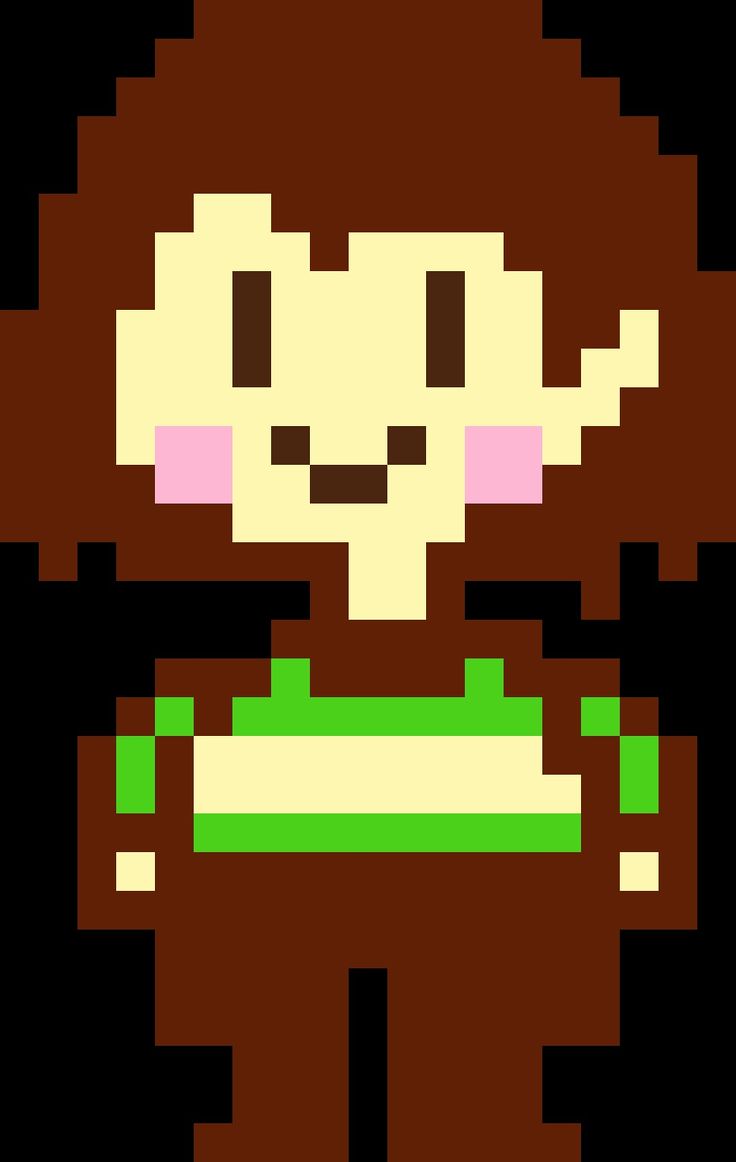 Chara Pixel Art Coloured by