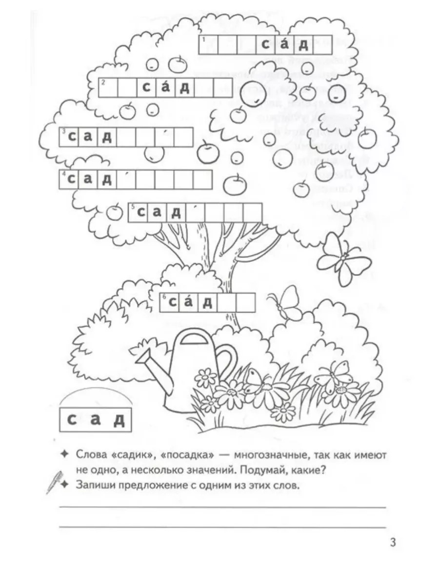 Рисунки многозначных слов