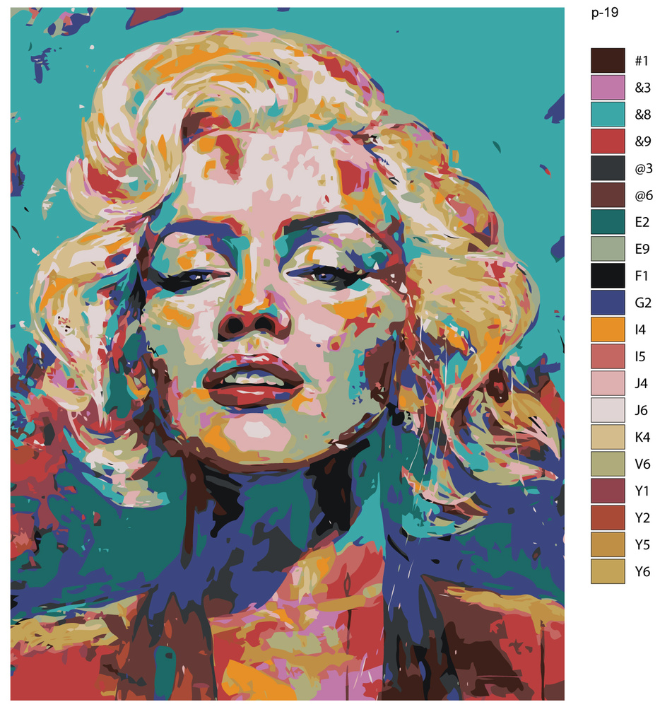 Marilyn Monroe Pop Art Diamond Art Kits