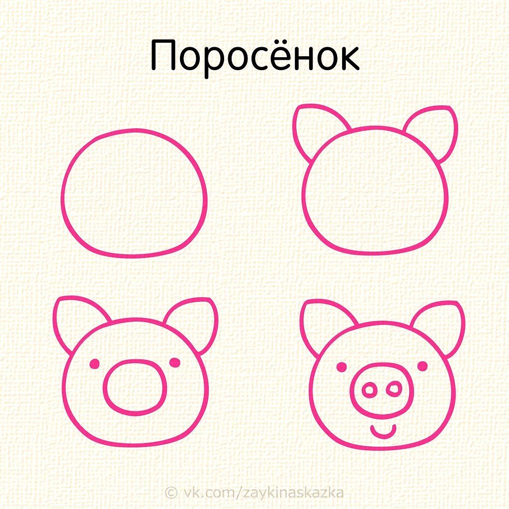 Рисунки с ребенком простые