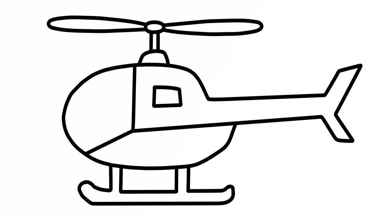 to draw the Mi 24 Military Helicopter