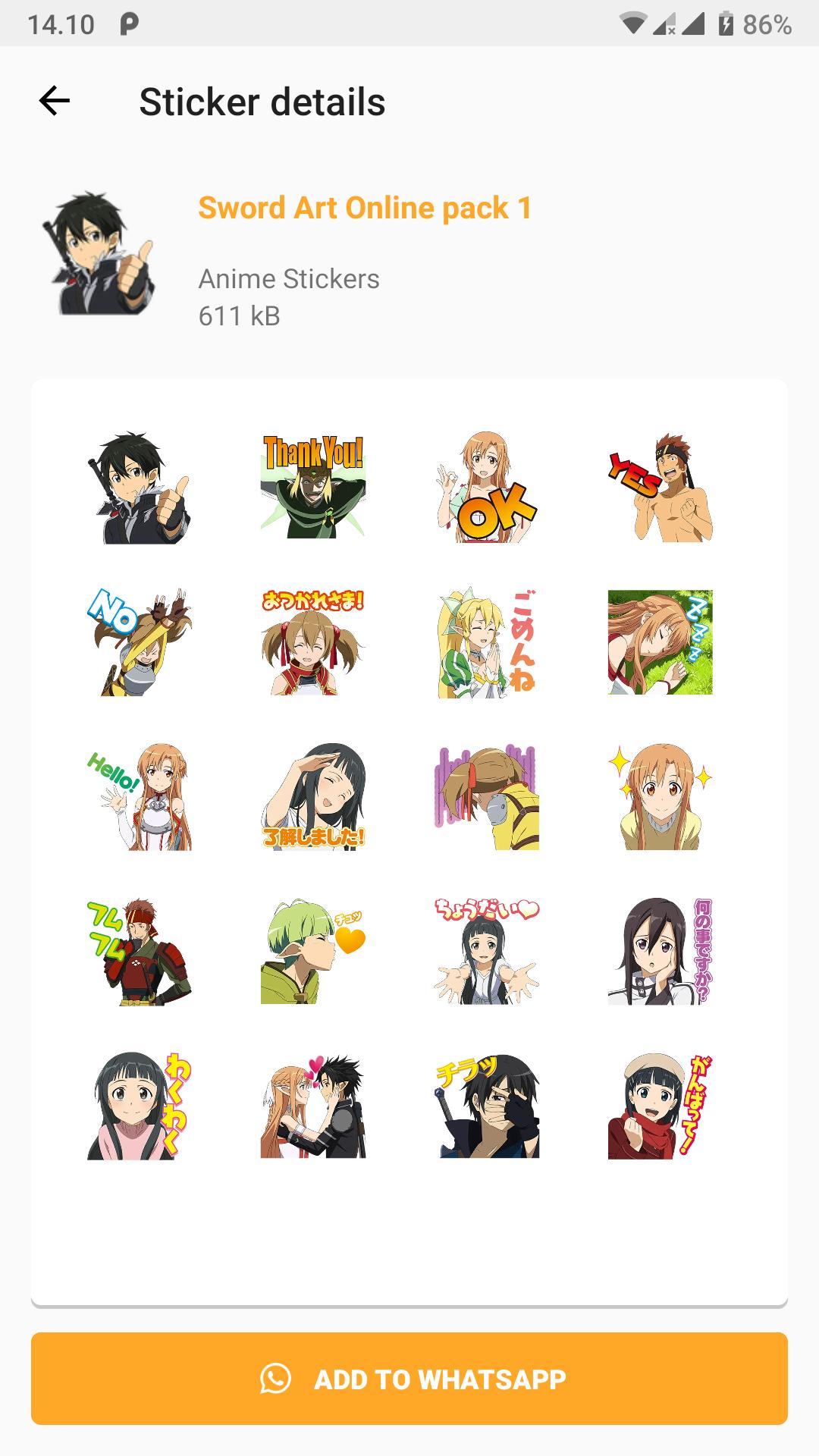 Fate Stickers for WhatsApp for Android