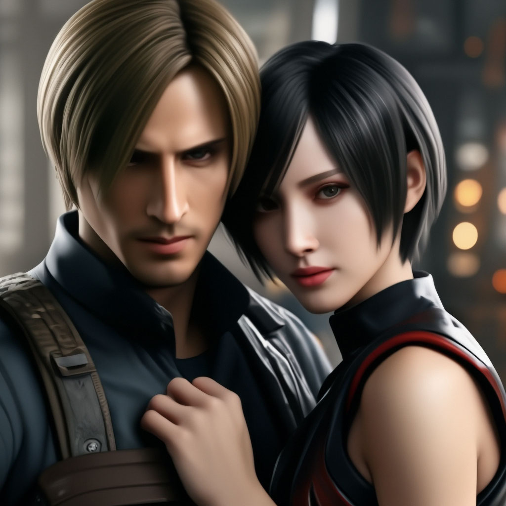 Ada Wong and Leon Fanart | 