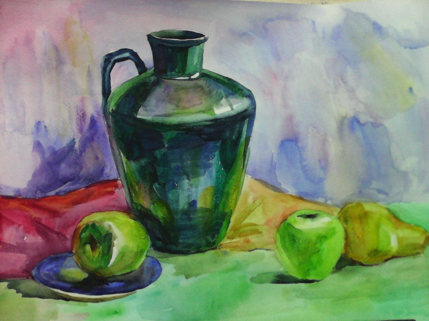 Drawing basics. Still life from two