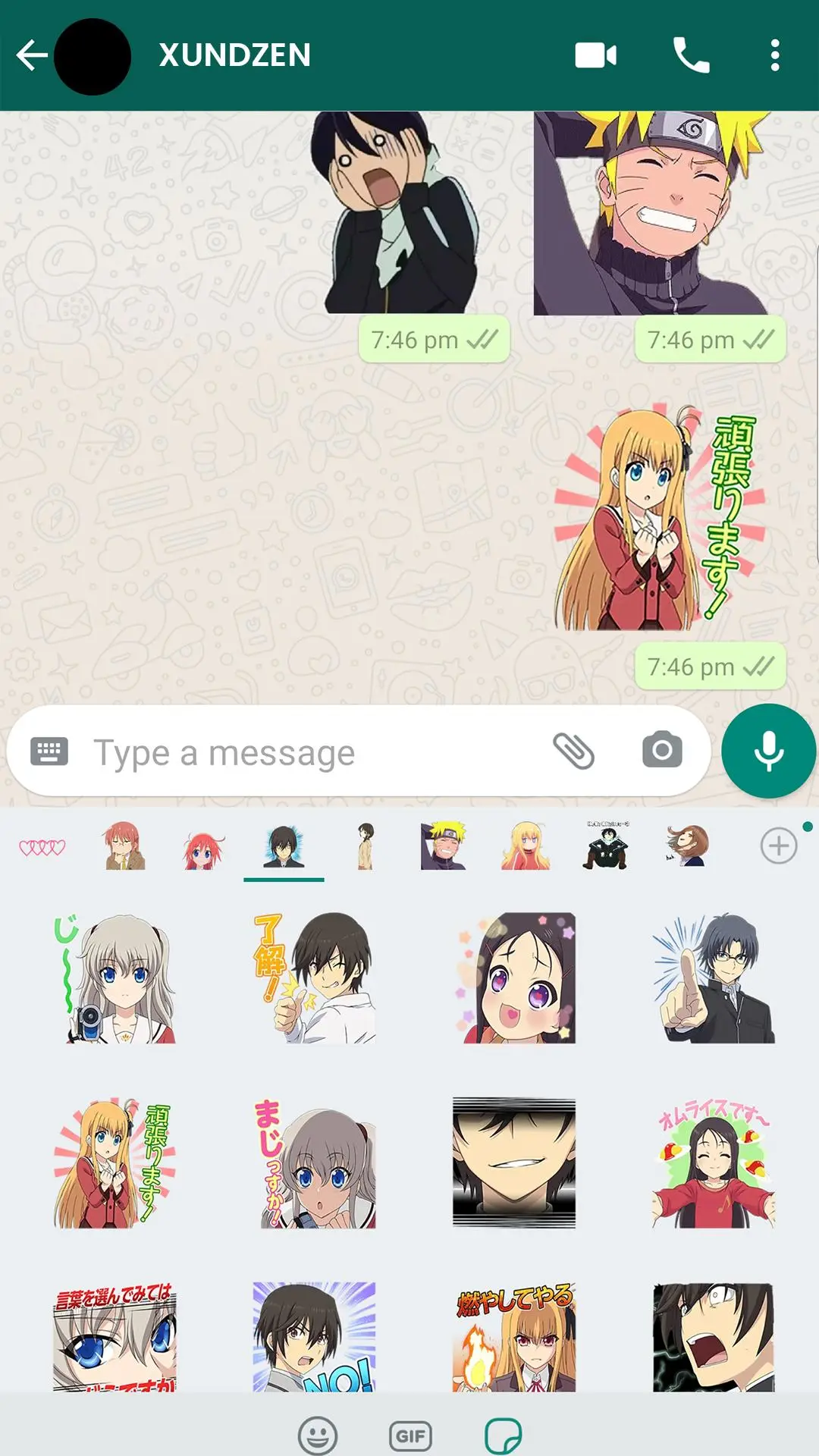 ANIME StickerApp