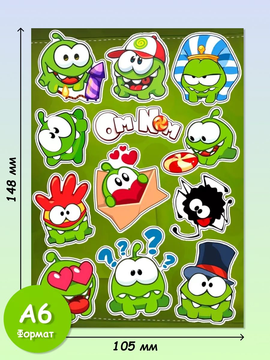 Ам Ням значок, Cut the Rope, Omnom ТвоиЗначки 173939150