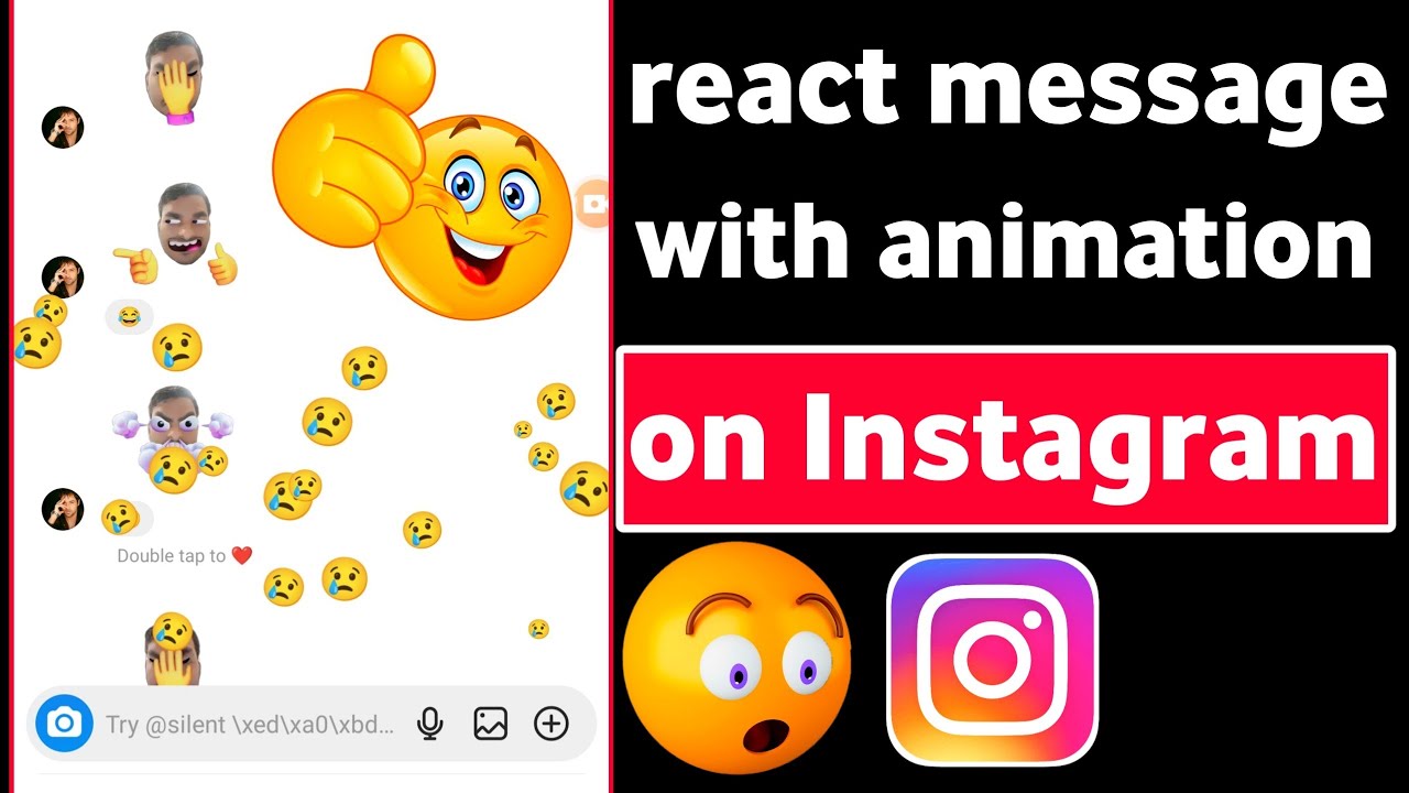 How to React Message with Animation in