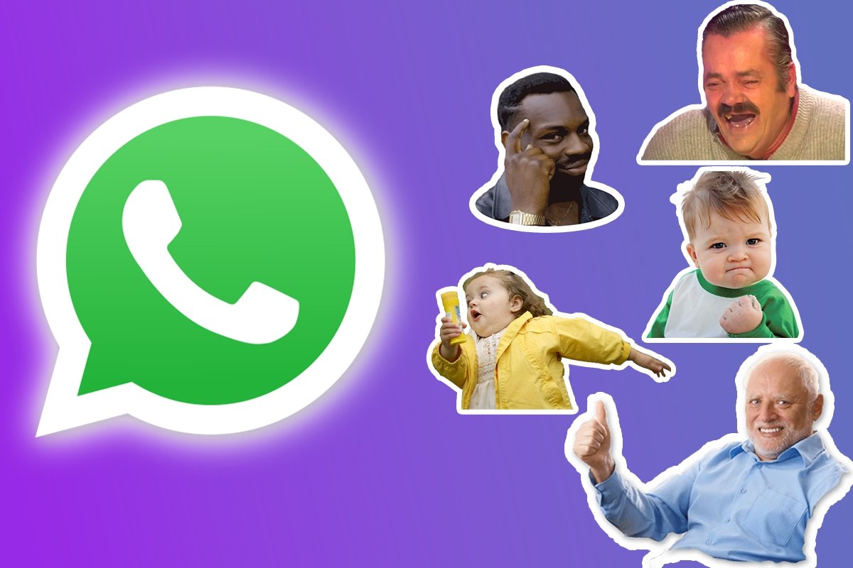 Messages with Stickers in WhatsApp