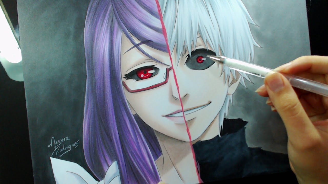 Tokyo Ghoul: Rize & Ken HD Wallpaper