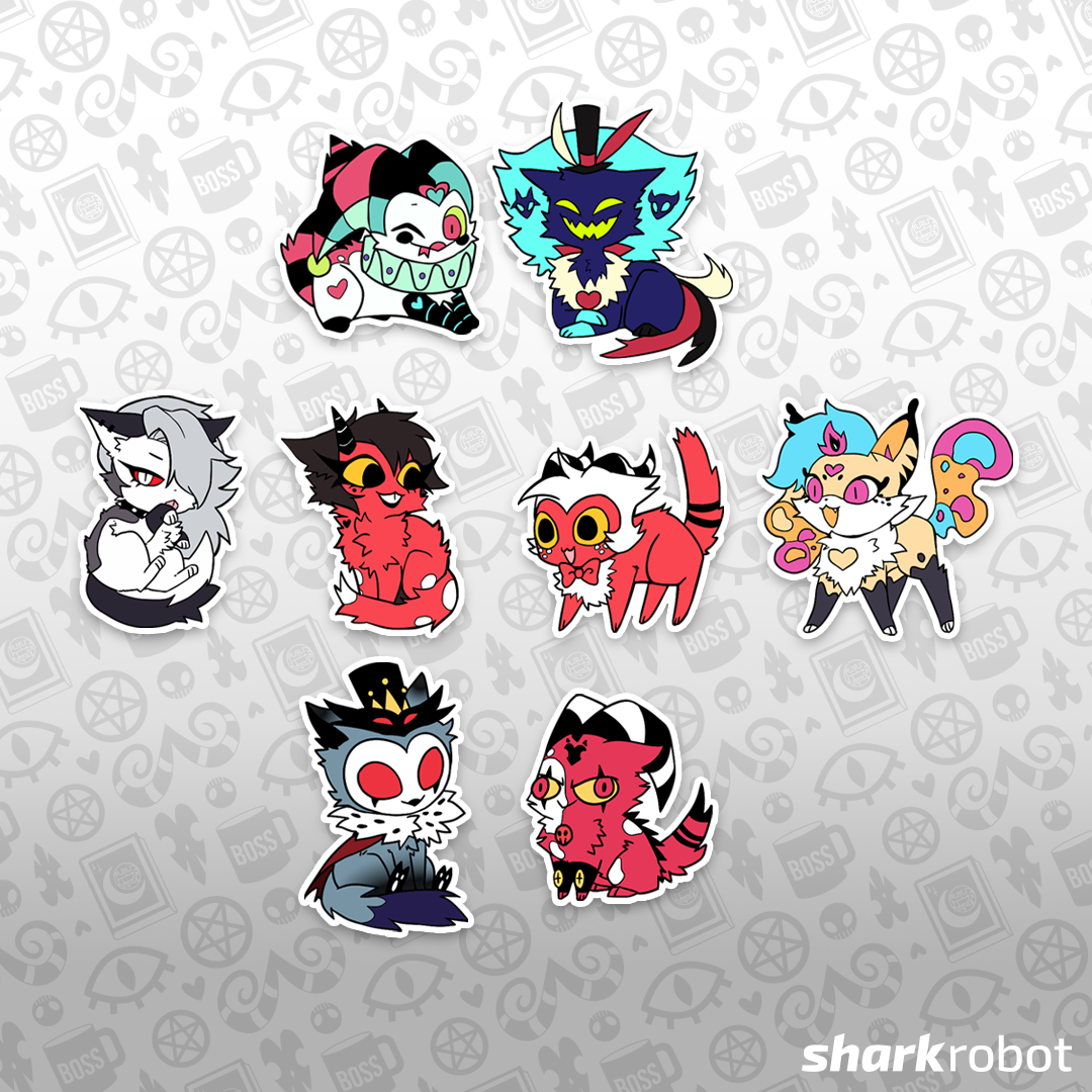 Helluva Cat Sticker Set *LIMITED STOCK