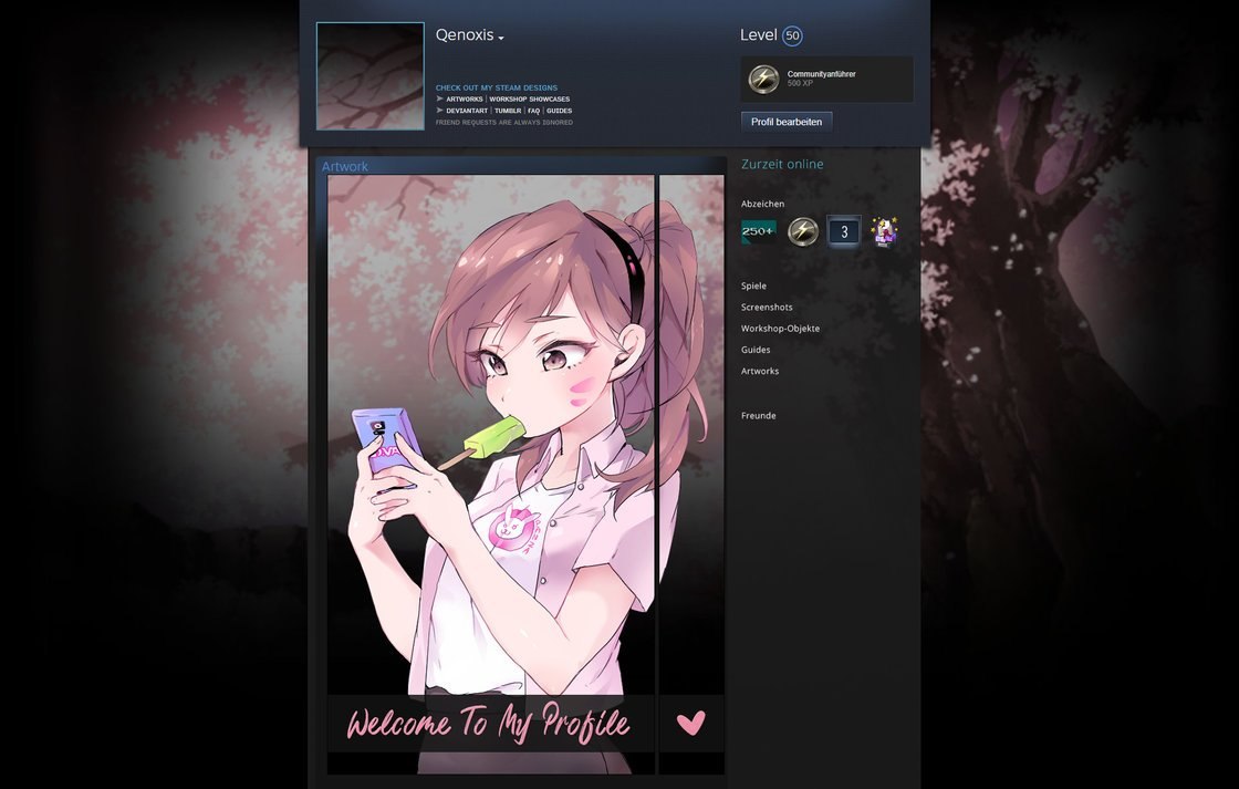 Steam Profile Design by CreativPro on