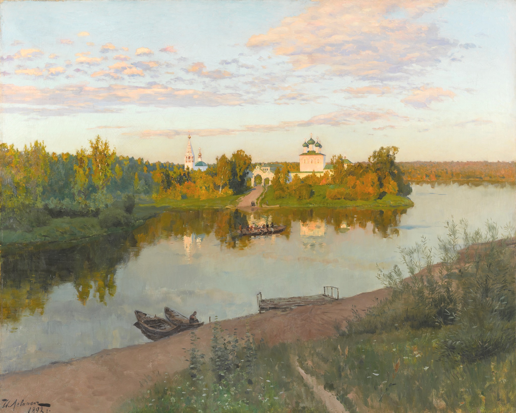 Исаак Левитан «Заросший пруд», 1887 год