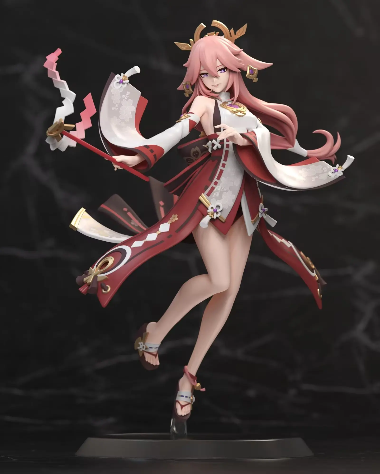 Genshin Impact Yae Miko Statue