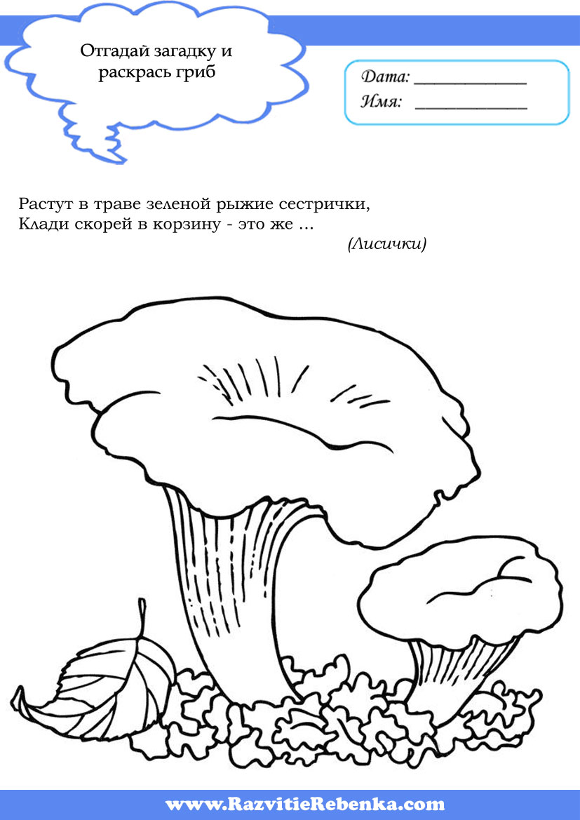 Грибы. Рисование, страница 17. Воспитателям детских садов