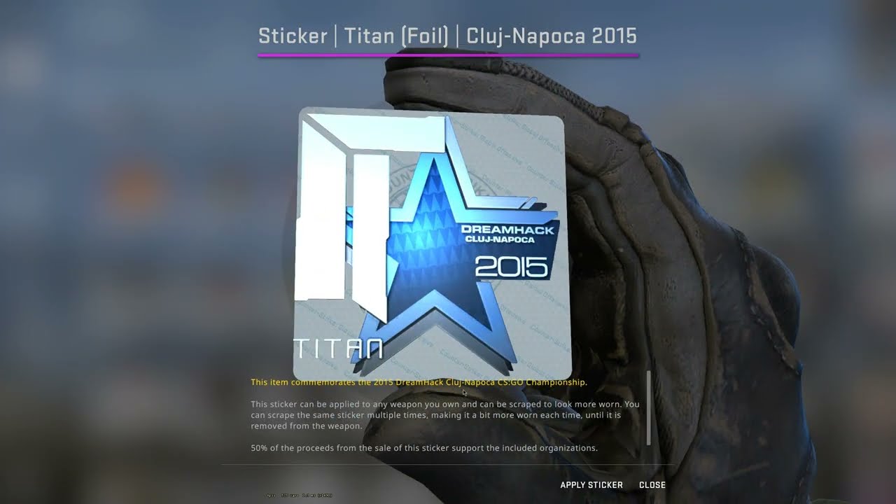 Sticker Titan Katowice 2015