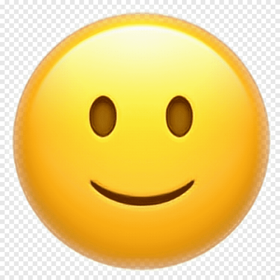 Emoji смайлик счастливый 3d белый PNG