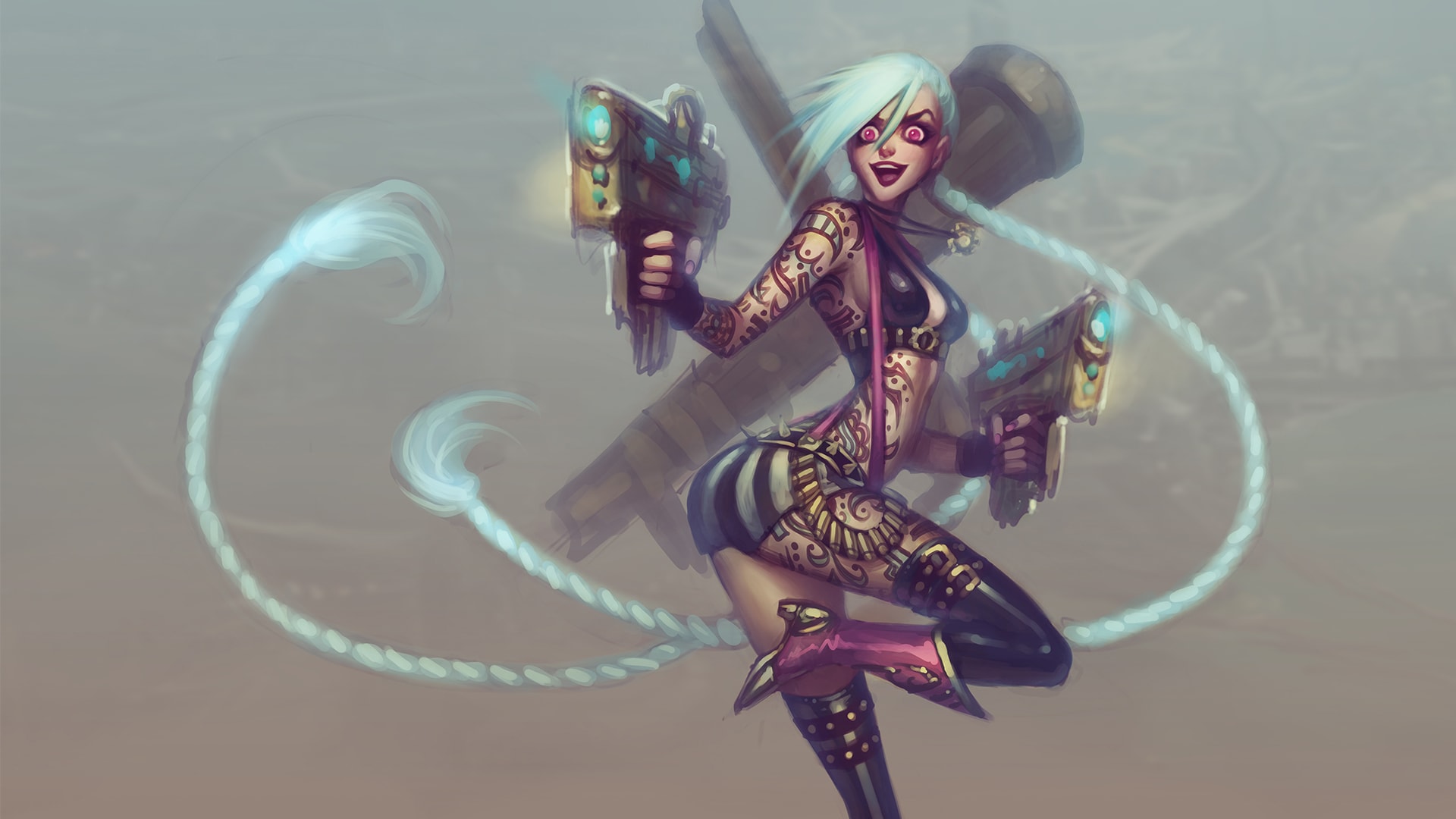 Jinx from league of legends female wi