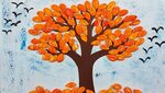 Как нарисовать осень легко/How to draw autumn easily