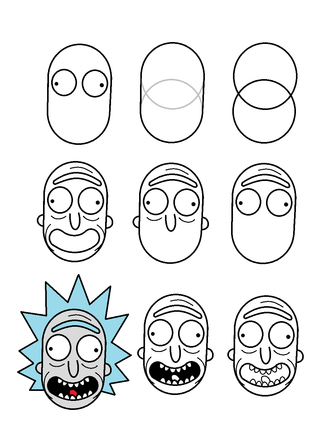 How to Draw Rick and Morty