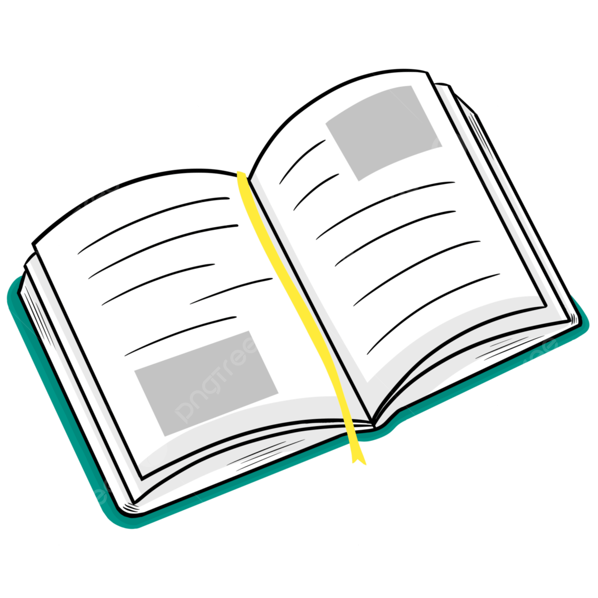 документальный клипарт открытая книга с