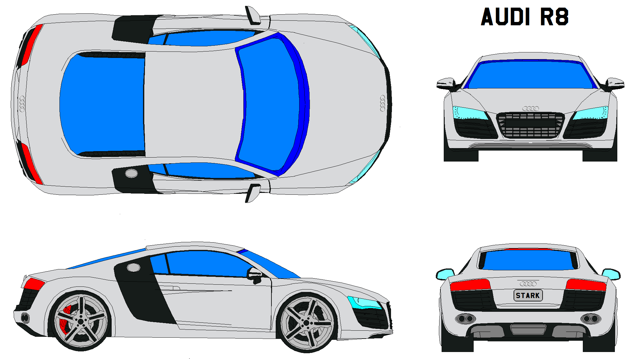 How to draw a BMW Convertible