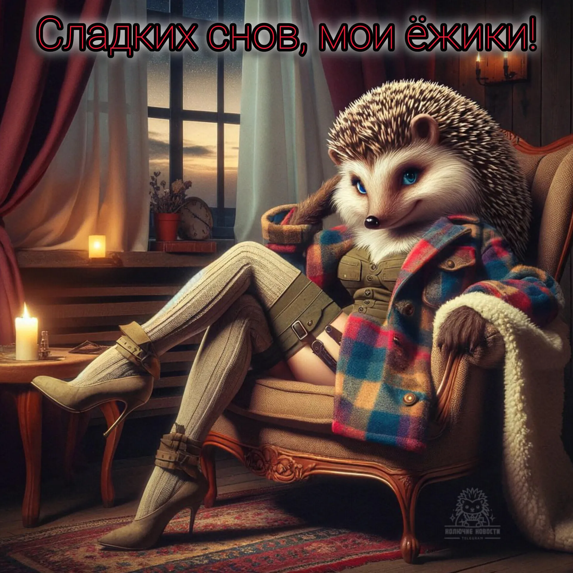 Ежик с мешочком