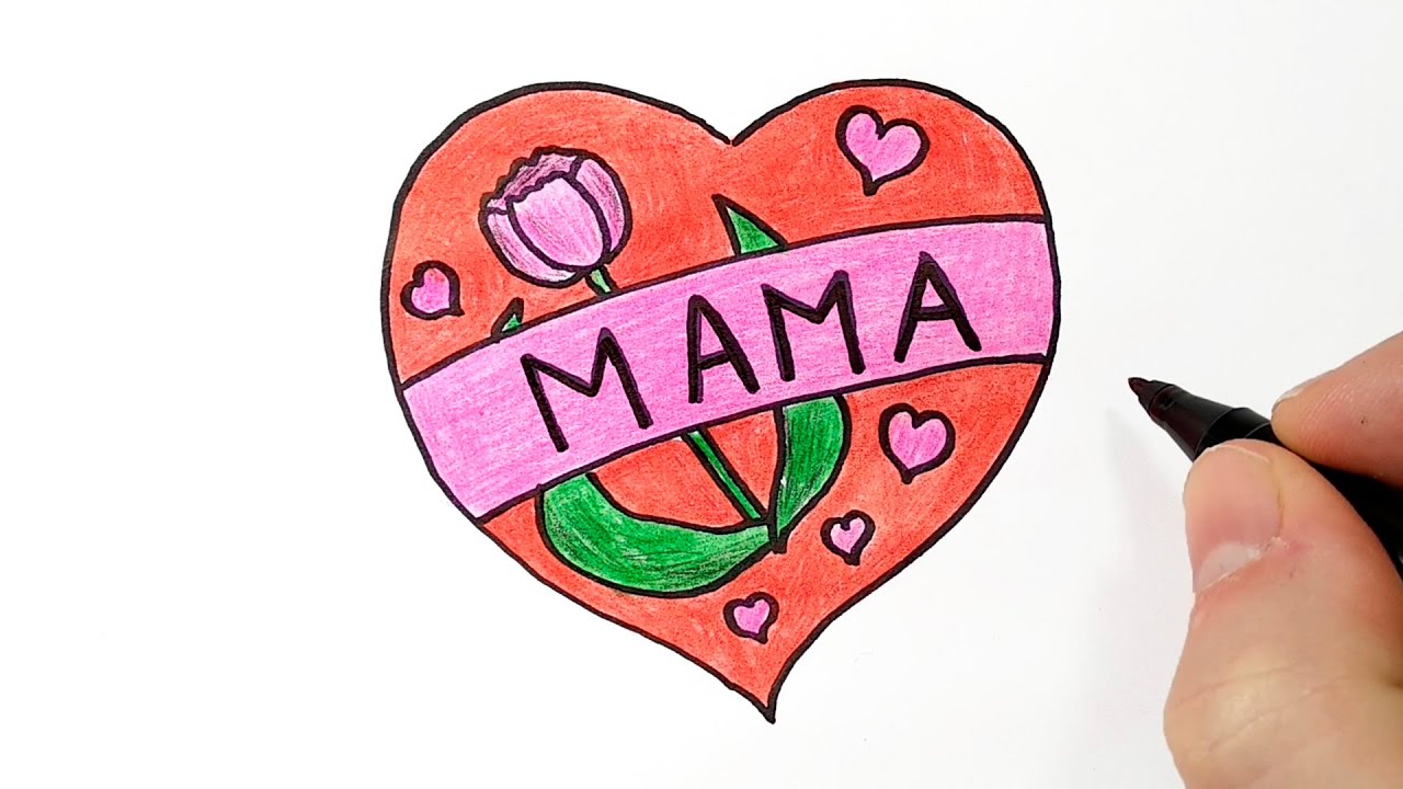 Drawing for mom | Mothers Day Drawings | What to draw for