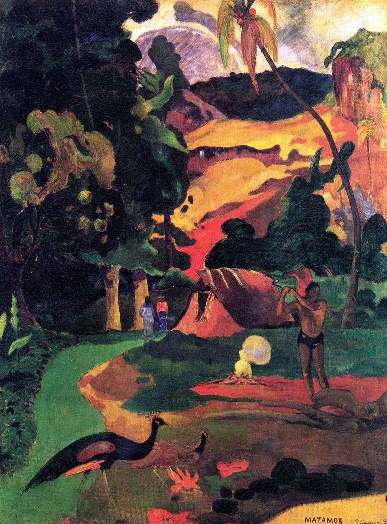 Paul Gauguin подписанные художественные картины