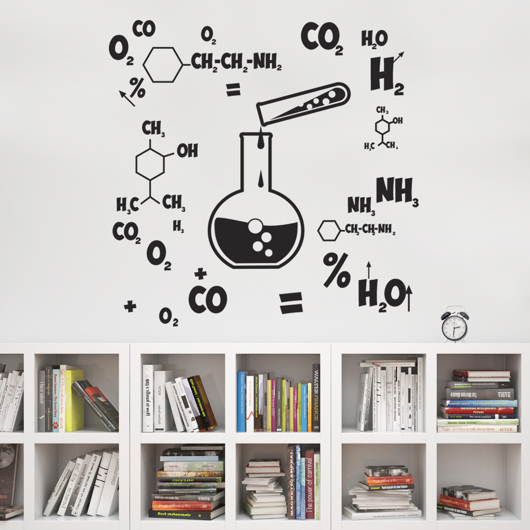Наклейки для оформления кабинета химии