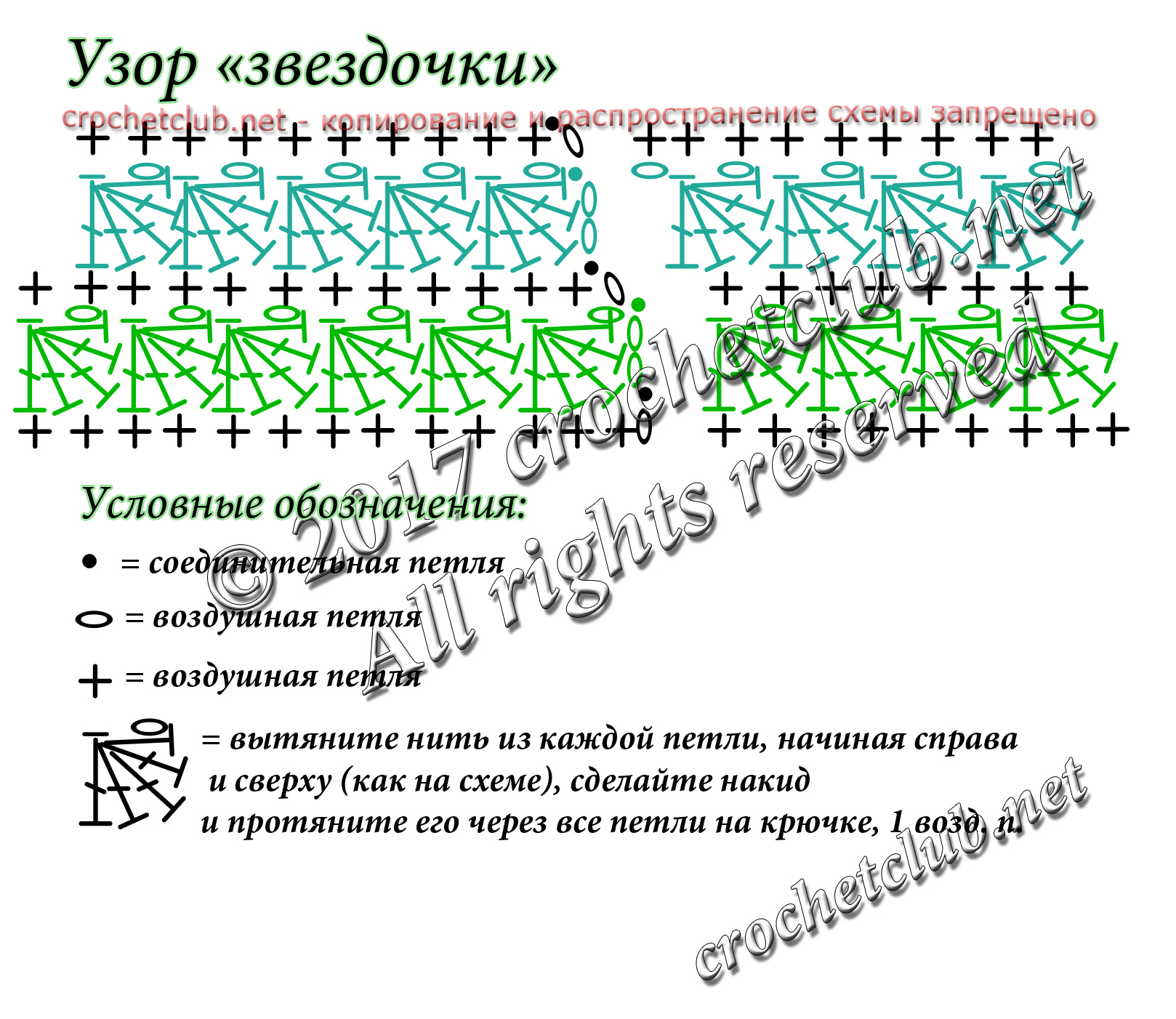 Японские узоры для вязания крючком и на