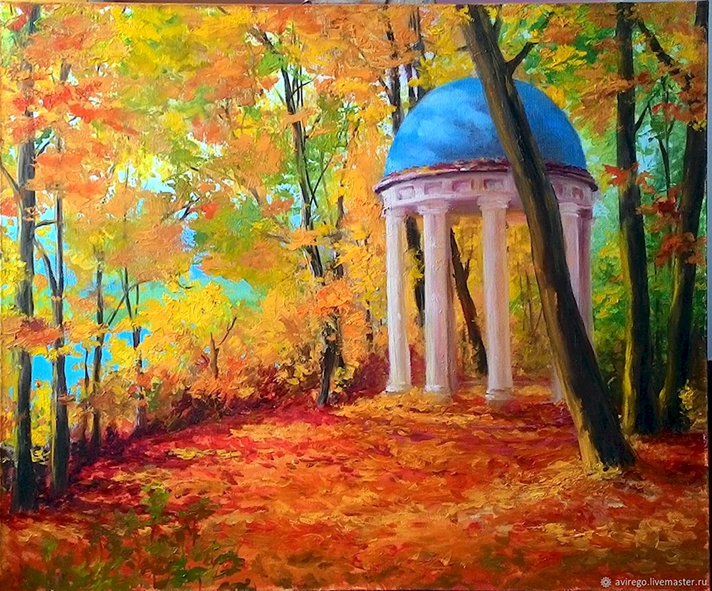 Картина Осенний парк. Размеры: 70x90, Год: 2021, Цена: 95000