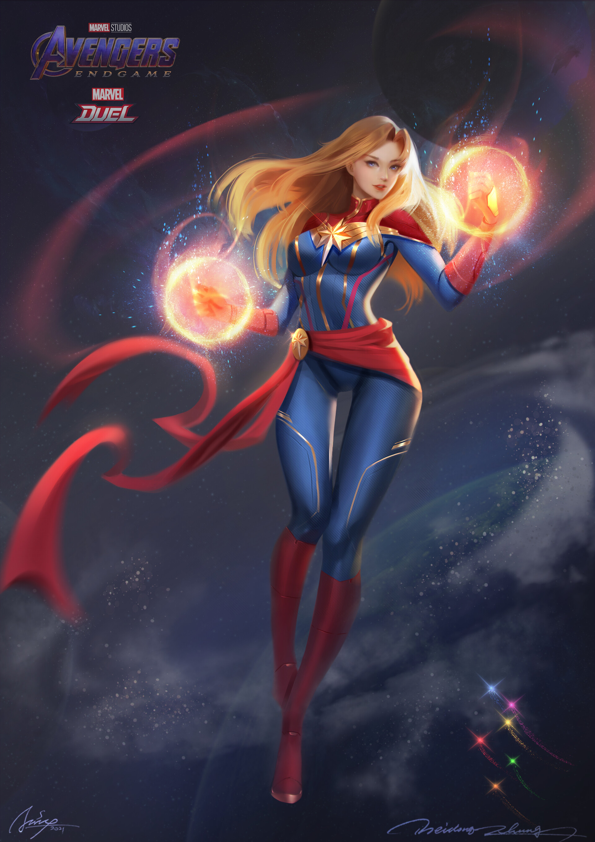 Captain Marvel Art