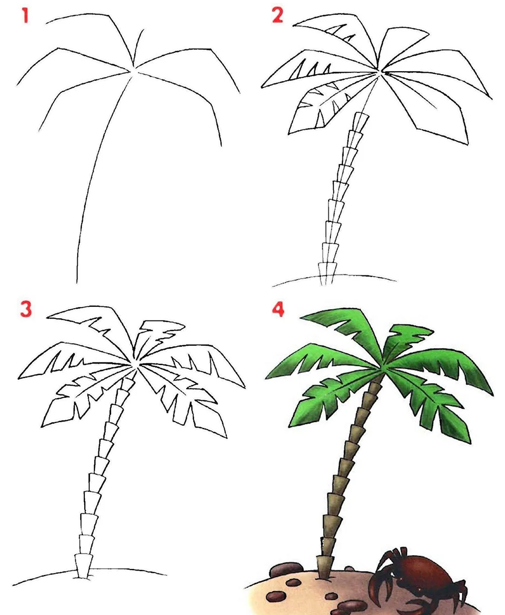 Рисунок Пальма