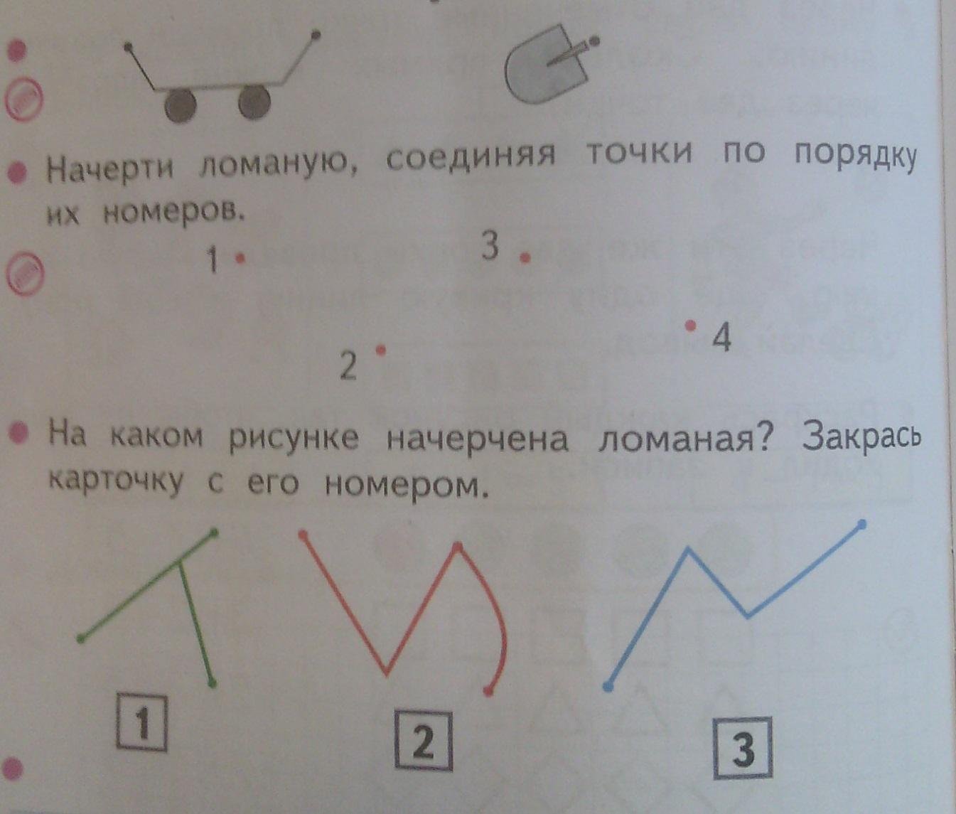 Замкнутая ломаная линия из 4 звеньев