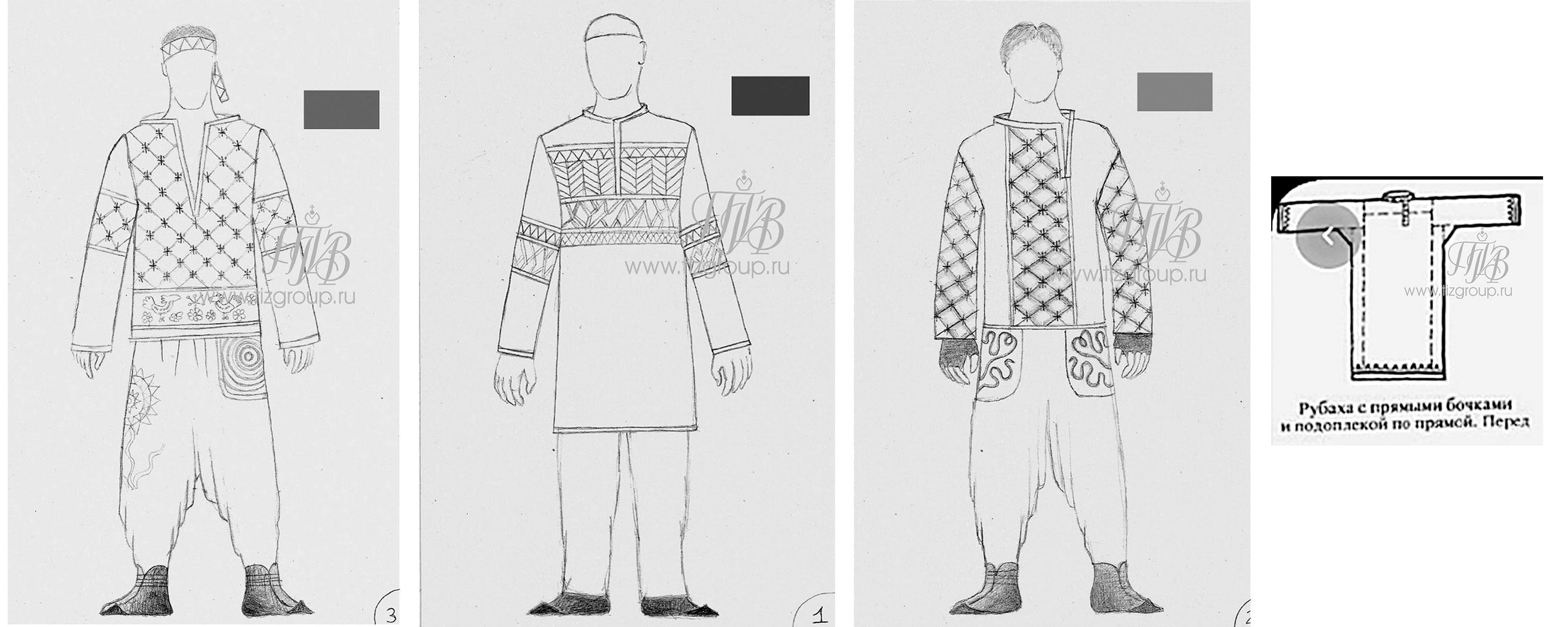 векторная иллюстрация мужчины и девушки одетых в праздничные