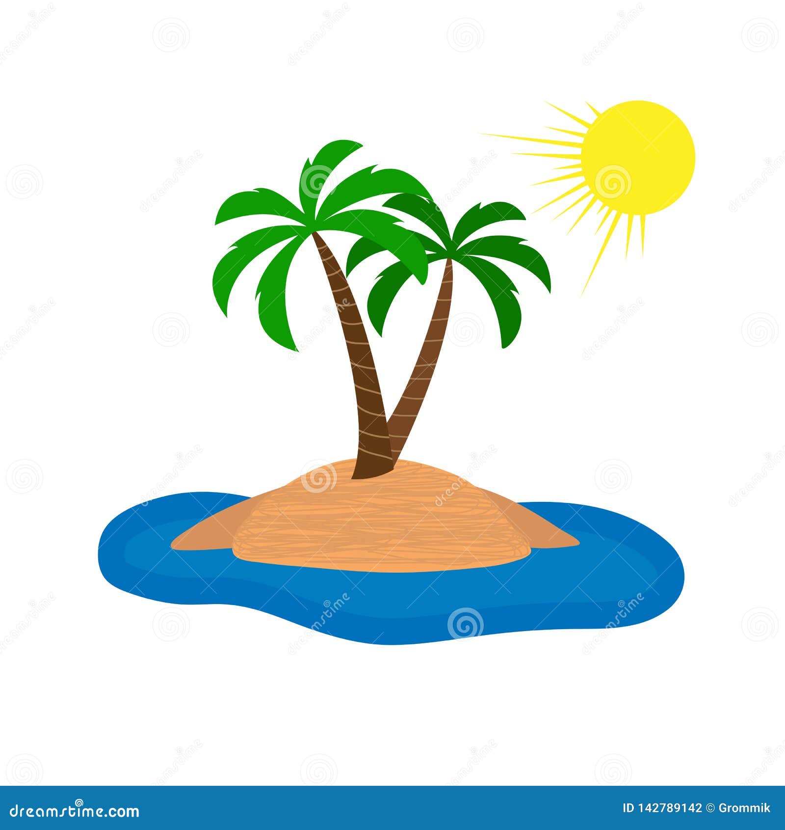 How to draw an island and