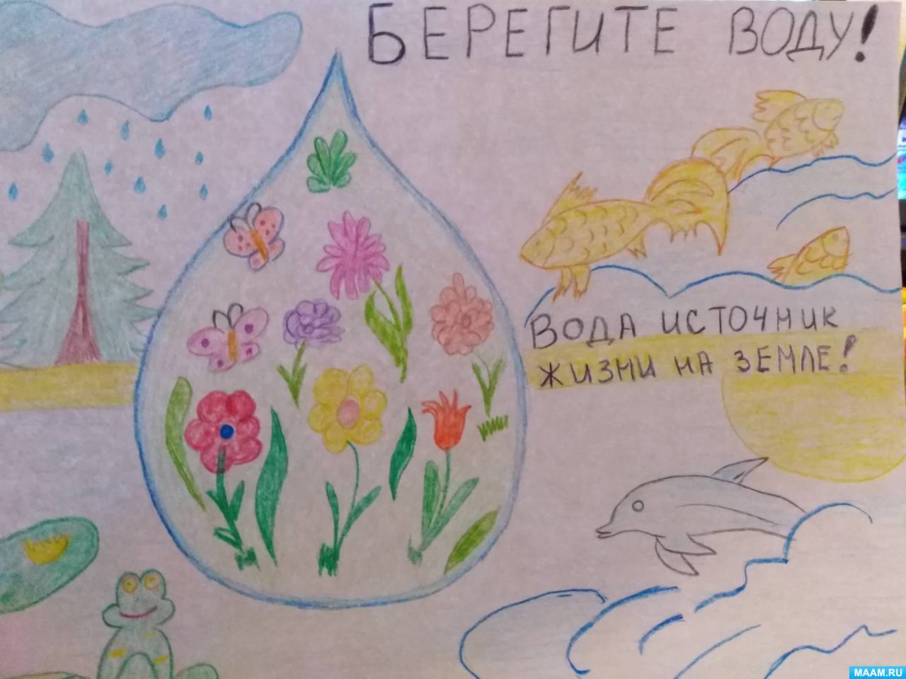 Поделка как беречь воду 