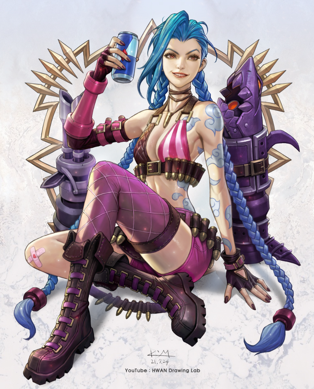 Jinx League of Legends by Banitastic on